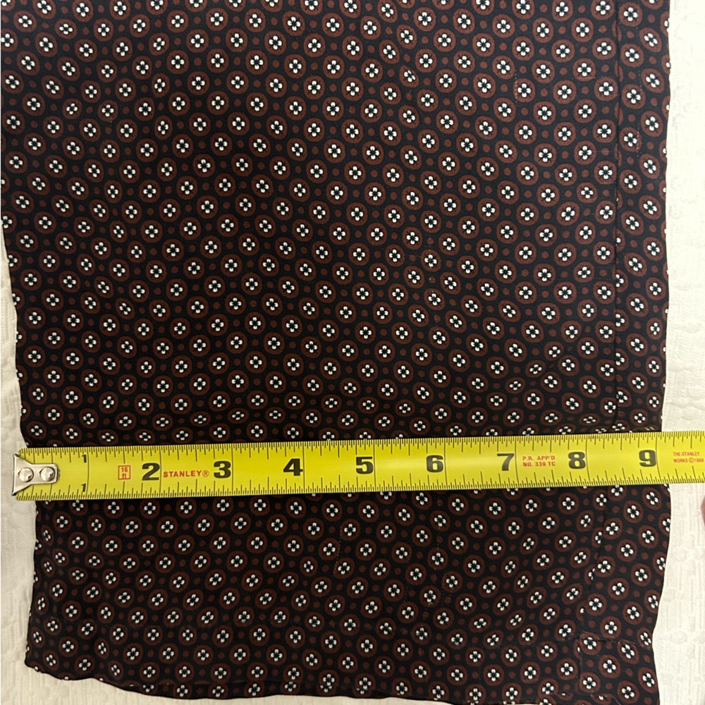 Theory Silk Patterned Pants - Picture 4 of 17